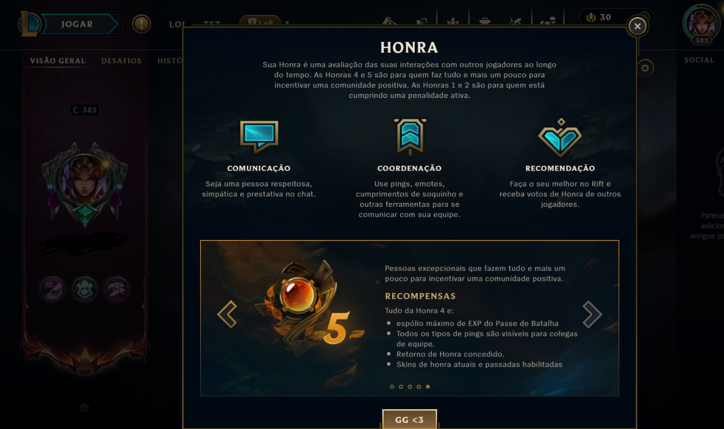 CONTA MAIN LVL 382 - PERFEITA PARA SMURF!!!