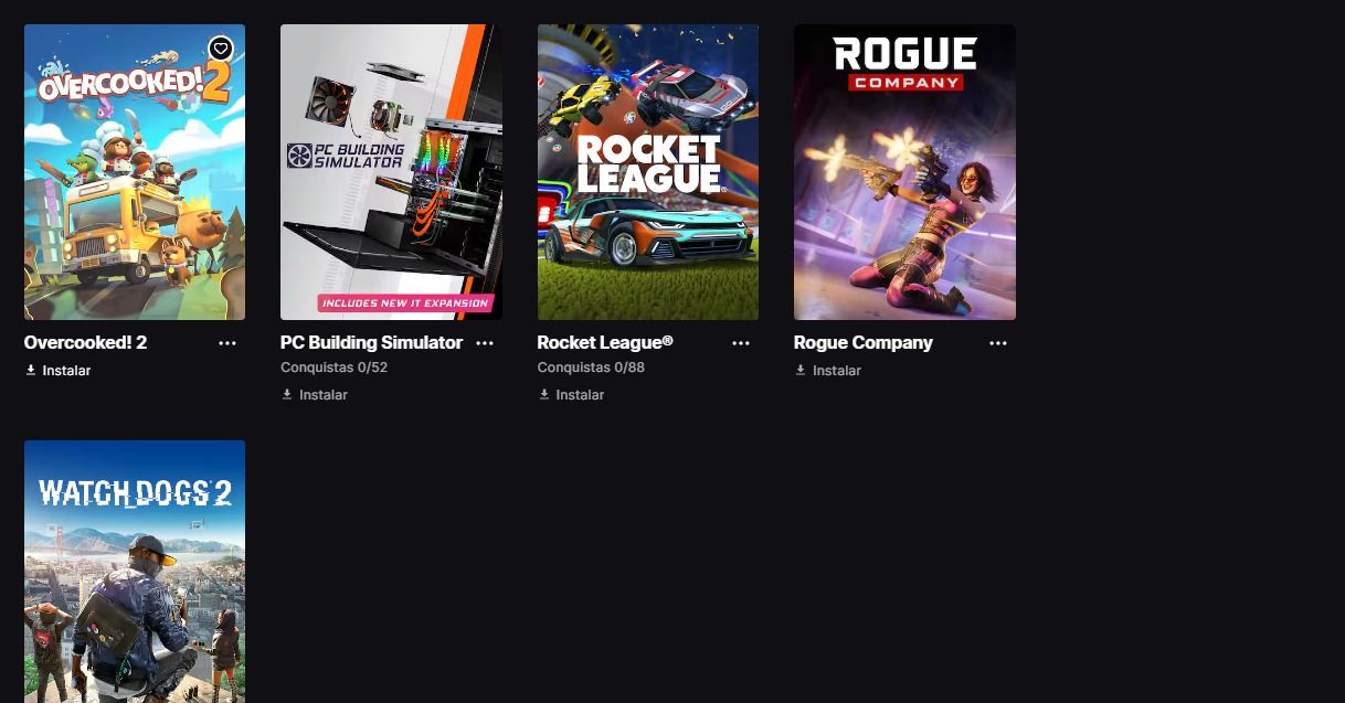 Conta epic games com fortnite skins muito rara e Ea fc 27