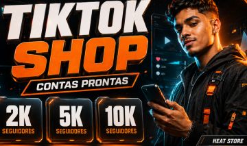 CONTAS TIKTOK SHOP PRONTA PARA - SEM DOC - ENTREGA RÁPIDA