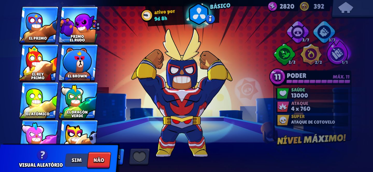CONTA BRAWL STARS | 110K 106 BRAWLERS (90 Full) VARIAS SKINS RARAS!