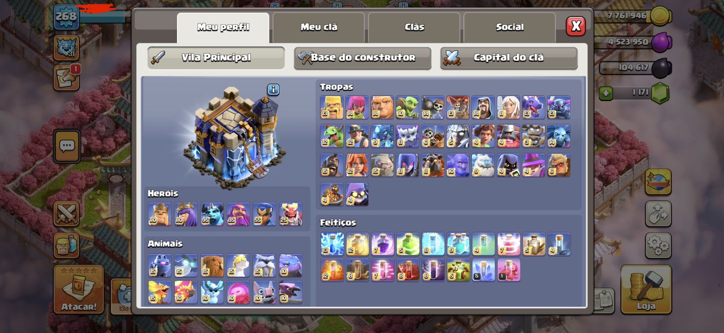 Conta th18 full equipamentos full