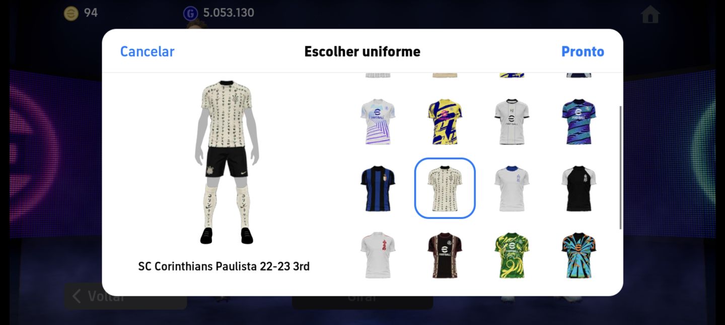 Conta de efootball