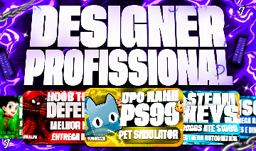 DESIGNER PROFISSIONAL CAPAS DE ANUNCIOS, TABELAS, THUMBNAILS, BANNERS!!!