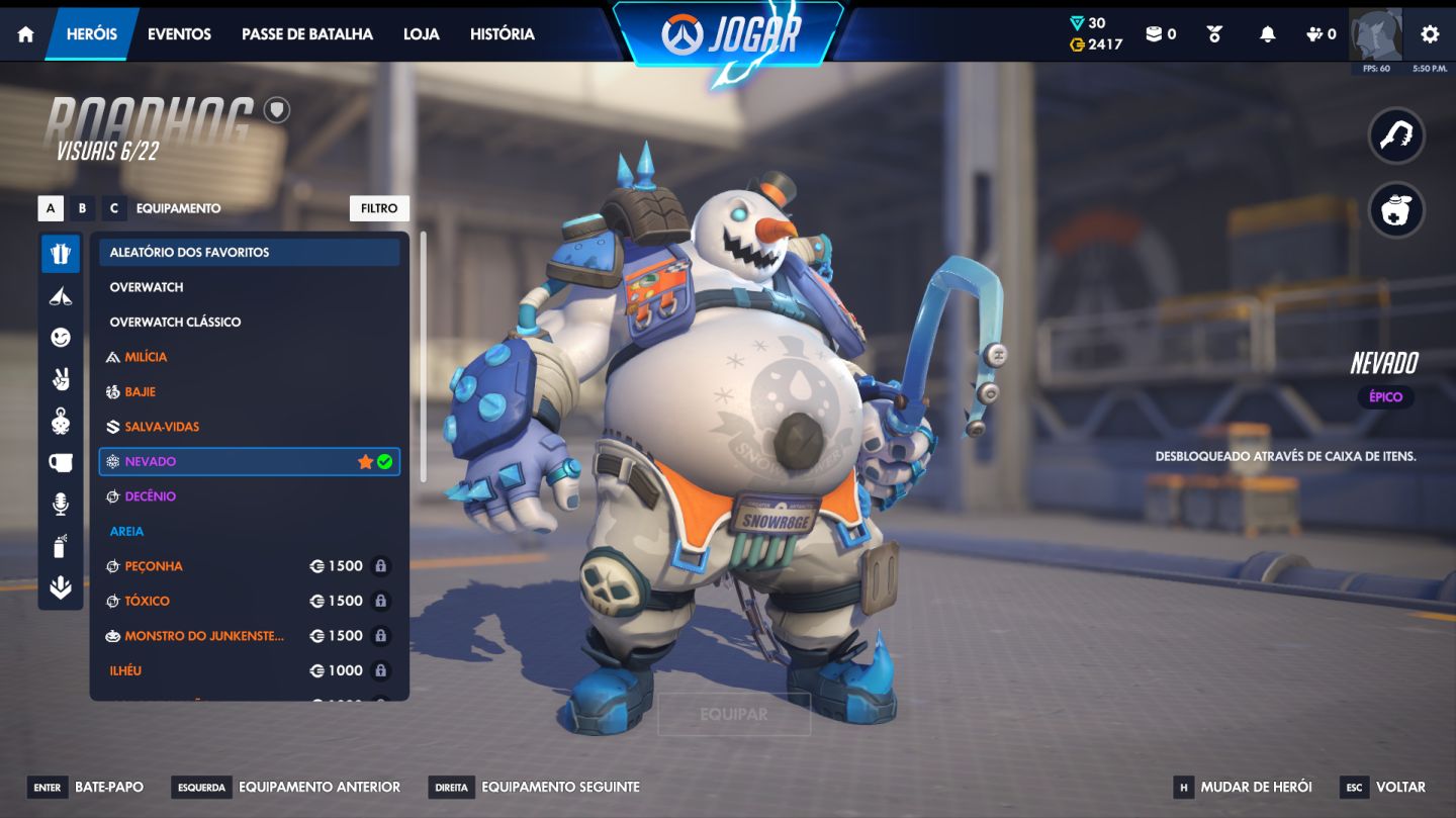 CONTA OVERWATCH BASTANTE SKINS DE LOJA, PREÇO PODE SE NEGOCIAR