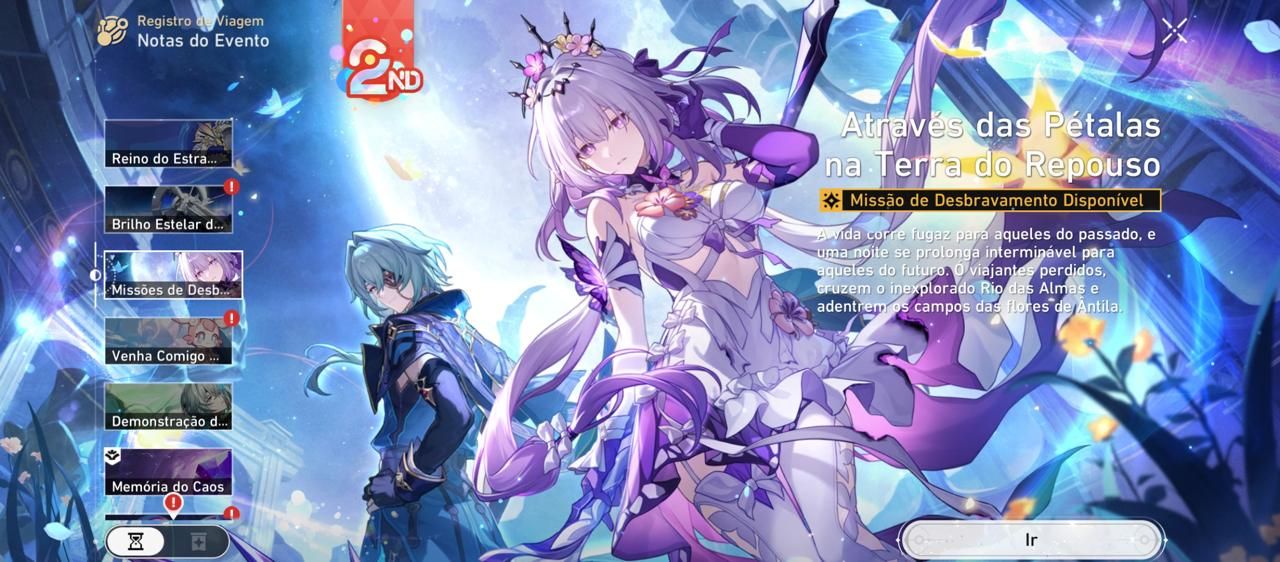 Conta Honkai Star Rail ( End Game ); Herta E2S1 + Tribbe E1S0 +Castorice E0S1 E+