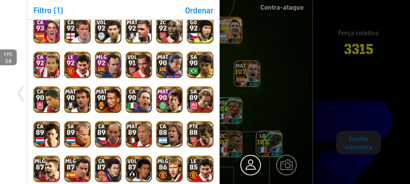 Time efootball Full épico, show time e lendários,