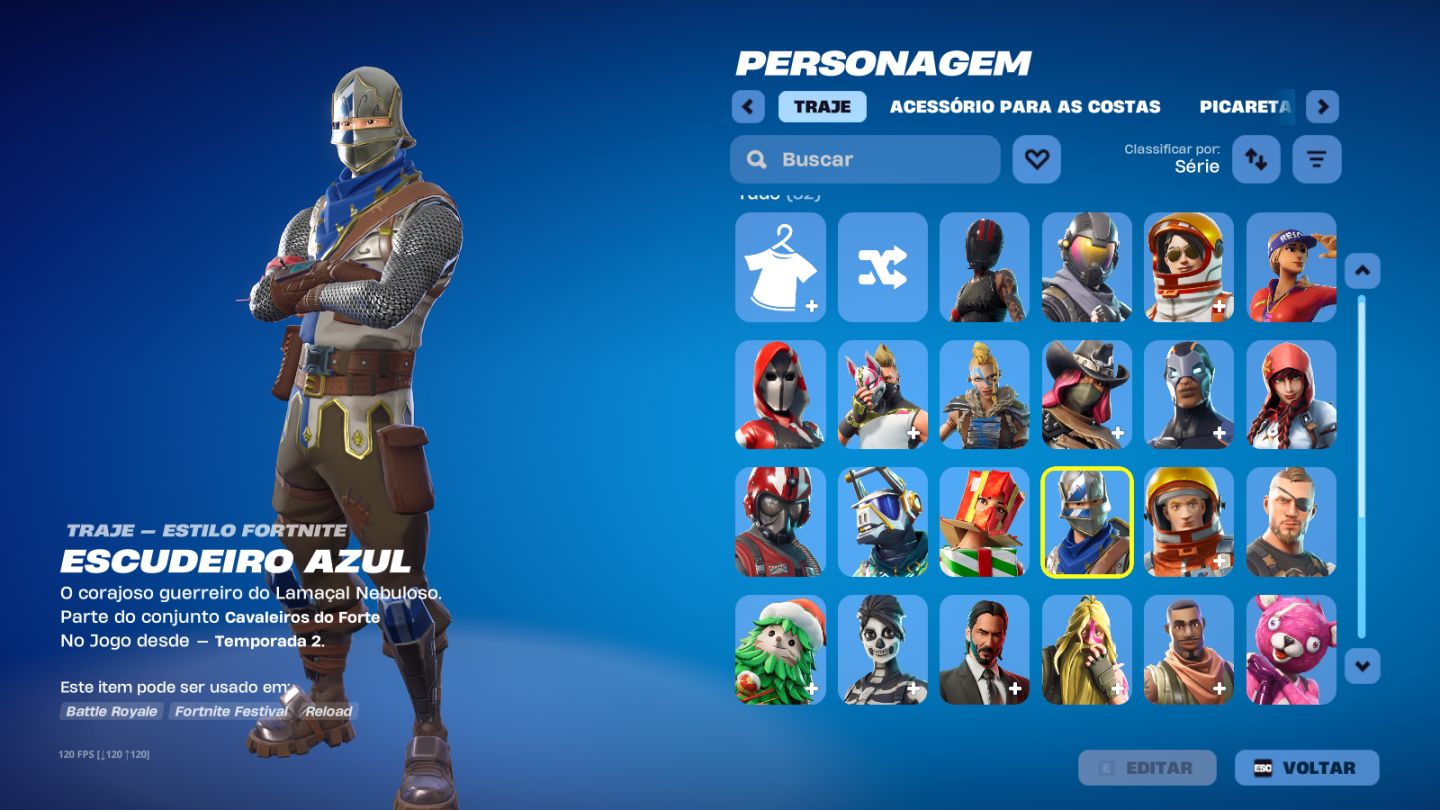 Conta de fortnite com seson 2 e take the l