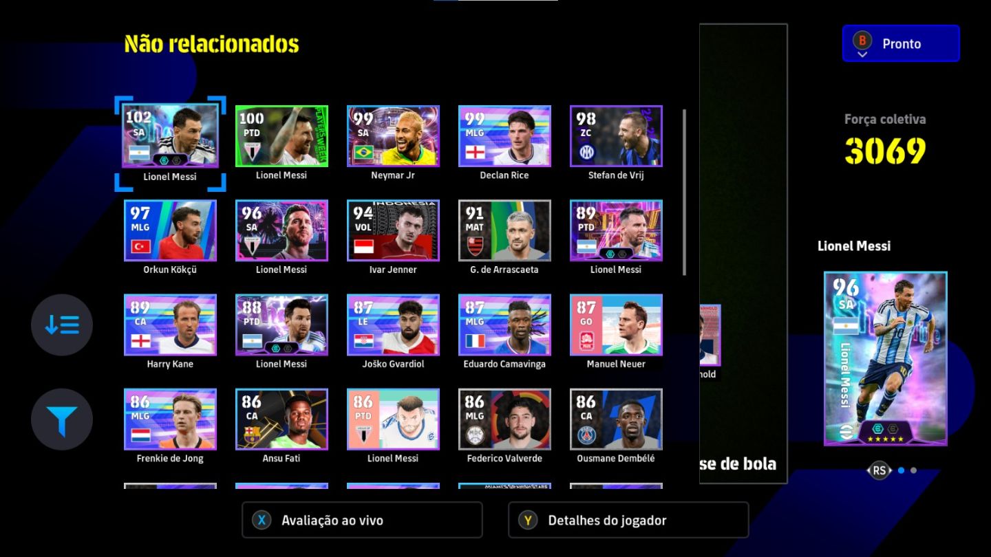 Conta efootball (steam) com o ney blitz novo conta iniciante