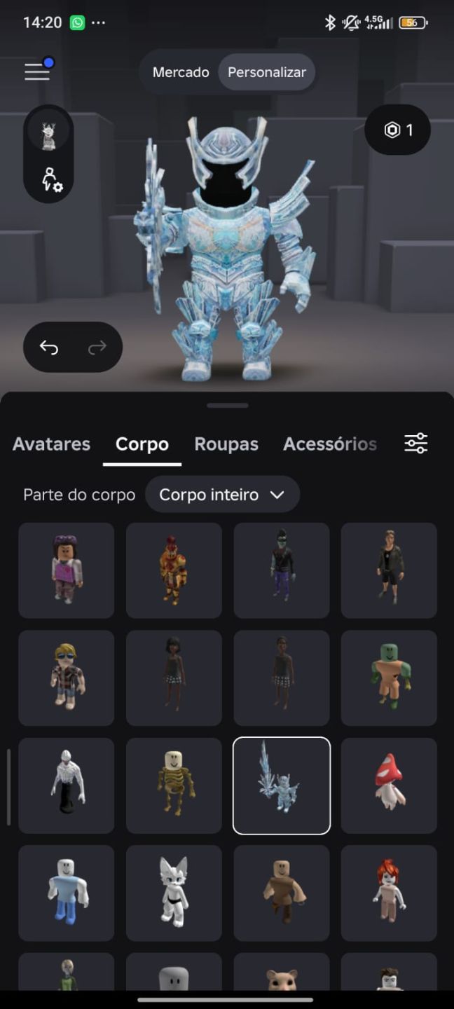 CONTA DE ROBLOX RARA E GEMADA FULL ACESSO