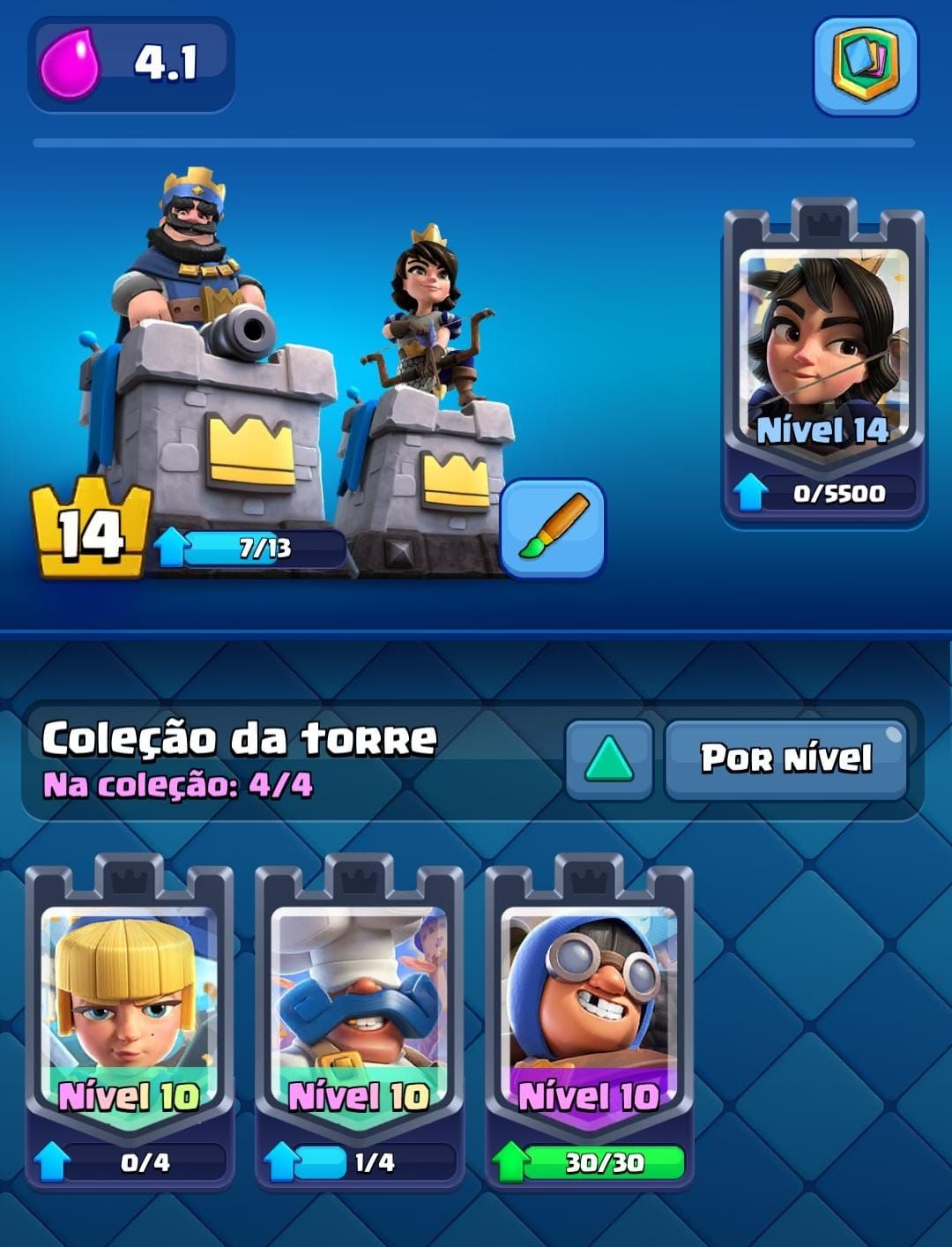 Conta Clash Royale 11 evo!!