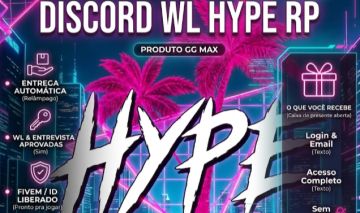 Whitelist RP | HYPE RP - SO ENTRAR E LIBERAR O ID DIRETO