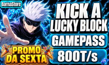 (QUEIMA ESTOQUE) Kick a Lucky Block/Chute um Bloco da Sorte - UPDATE 9