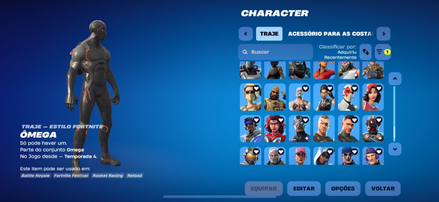 CONTA FORTNITE SKINS RARAS: TRAVIS ESCOOT, REVERSA NEO ENTRE OUTRAS
