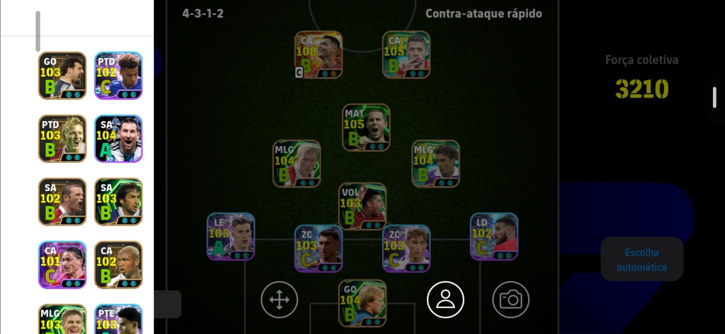 CONTA EFFOTBAL Com Cr7 108 over + hazard 105 conta barata!