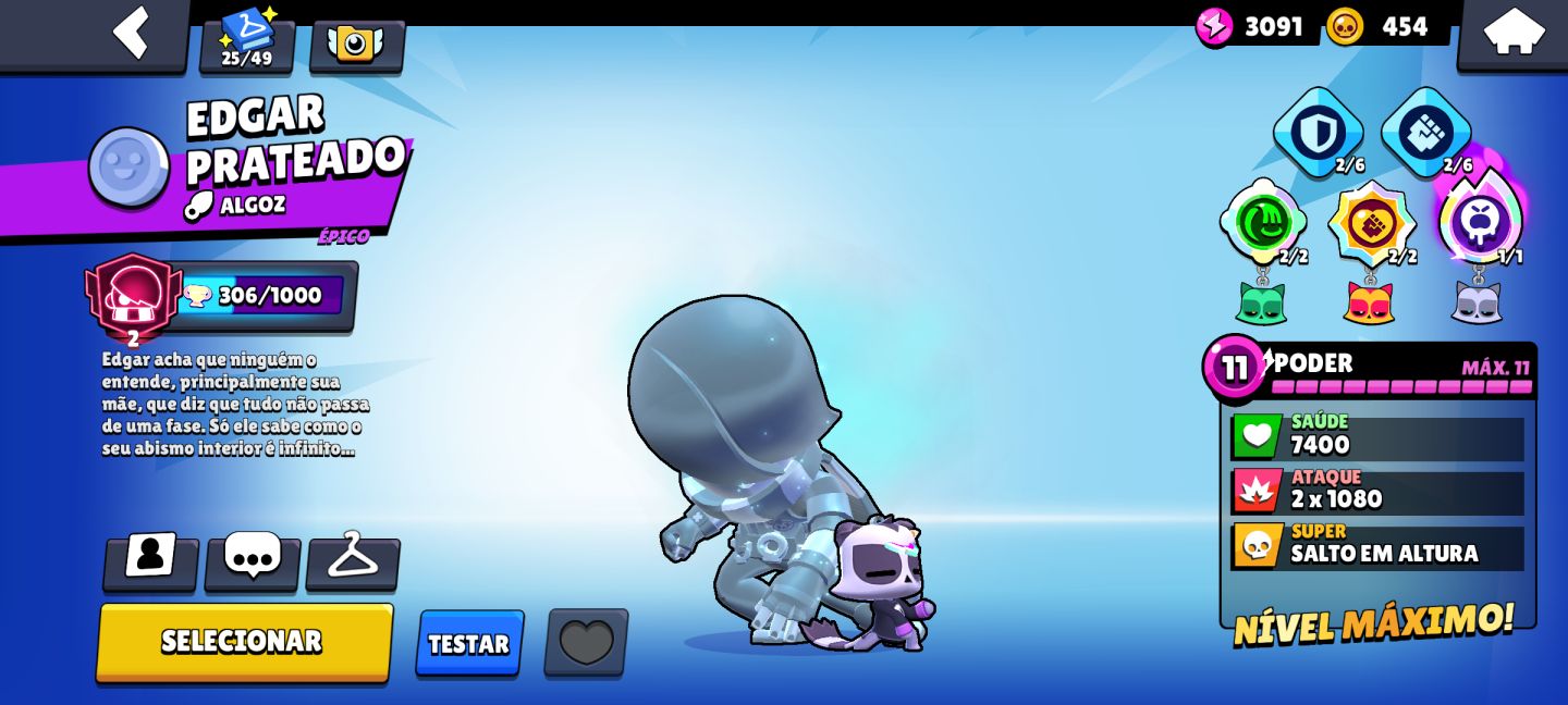 Conta boa com alguns brawler 11 e algumas skin rara