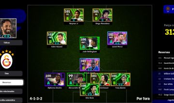 CONTA eFOOTBALL STEAM | NEYMAR 101 + MARADONA 101 + MESSI 104 + BELLINGHAM 104 |