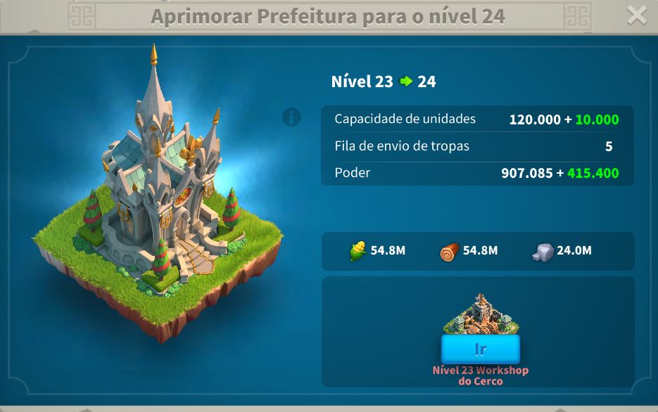 Conta Rise of Kingdoms Reino 4146
