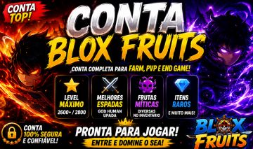 [PROMOÇÃO] CONTAS BLOX FRUITS | MUITAS OPÇÕES | ENTREGA RÁPIDA