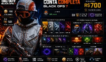 Conta Disponível do cod bo7 ,Lvl 550 prestigio Master, com singularidade e carme