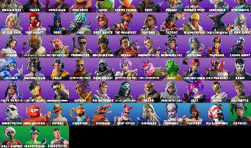 CONTA FORTNITE TRYHARD COM 100+ SKINS E COM JOGOS NA EPIC