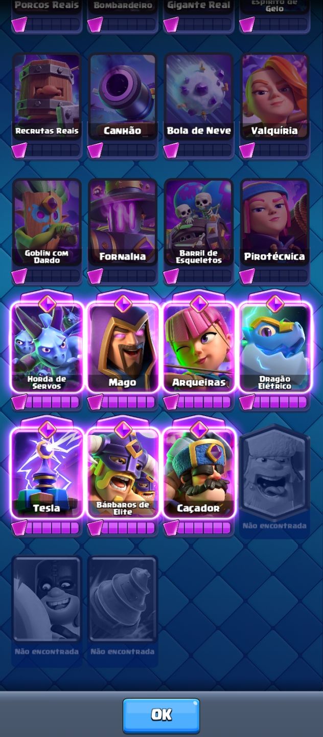 CONTA CLASH ROYALE LÉV 12 | ARENA 13 | 4760 GEMAS | 7 EVOLUÇÕES + TROCA DE NICK