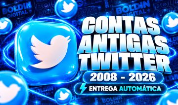 CONTAS TWITTER/X ANTIGAS E NOVAS | ENTREGA AUTOMÁTICA
