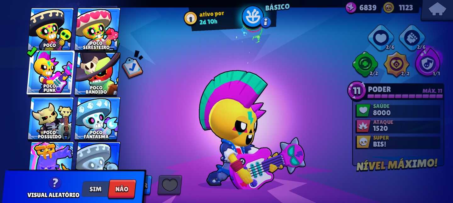 Conta de brawl stars upada leia a descrição q vc vai se surpreende