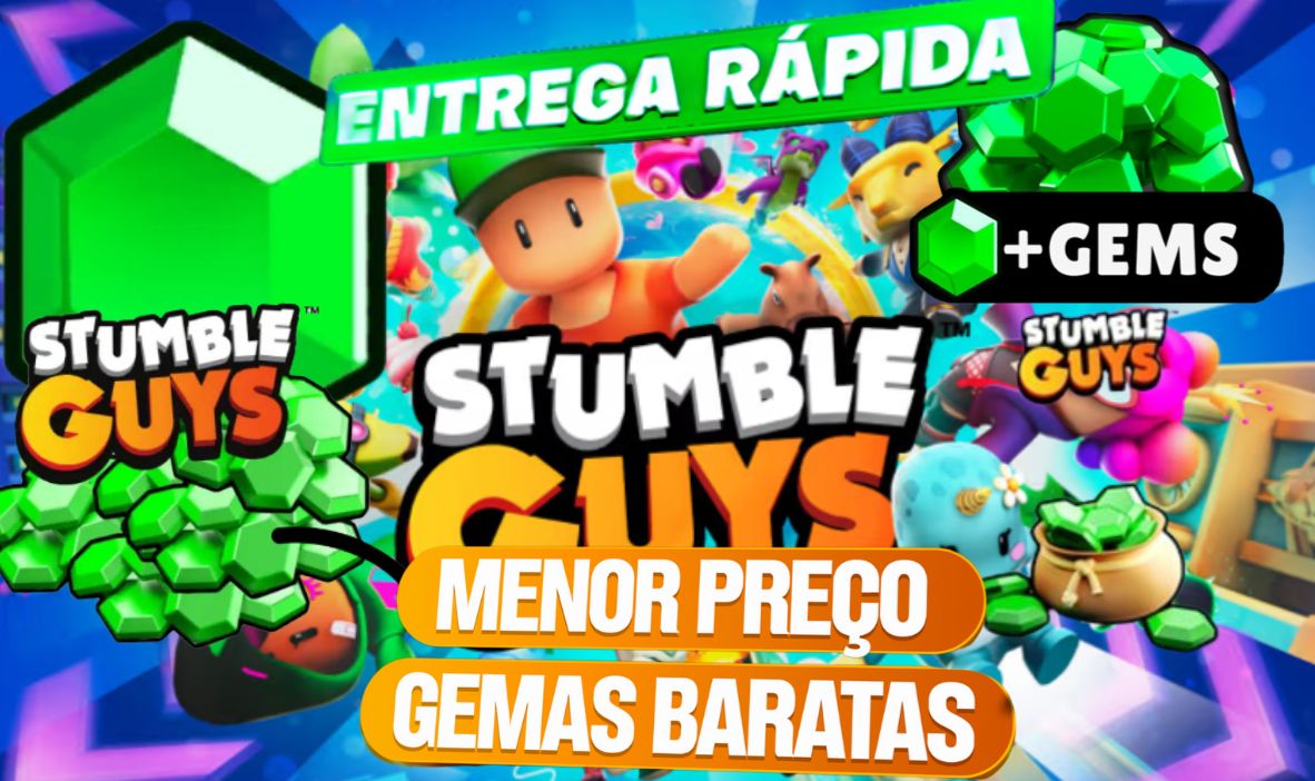 (MENOR PREÇO) STUMBLE GUYS GEMAS/TOKENS - ENTREGA SUPER RAPIDA!