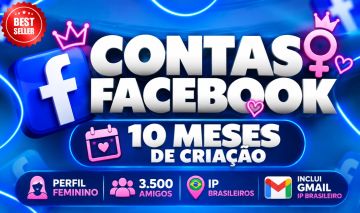 Facebook 3.500 perfil feminino