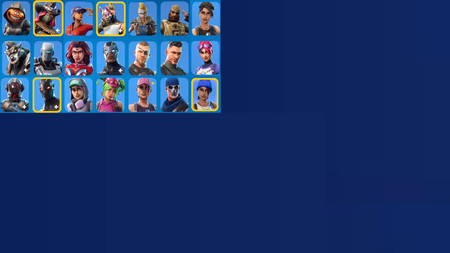 CONTA OG 2017 FORTNITE 400+ skins