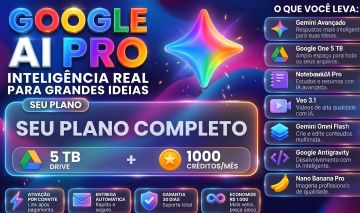 Google Gemini IA Pro | Créditos + 5Tb + Veo 3.1 + Flow + Omni