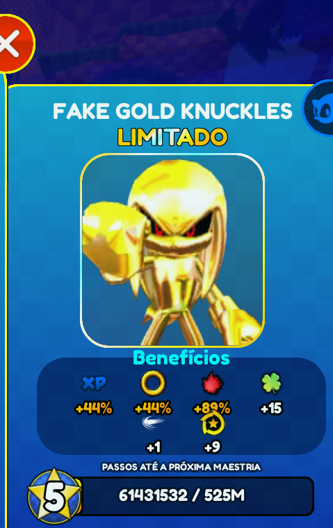 Sonic speed simulador personagem limitados!