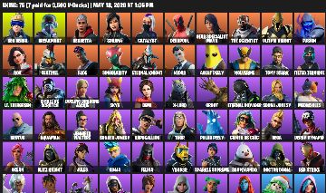 Conta Fortnite 75 Skins | Midas, Deadpool, Tony Stark