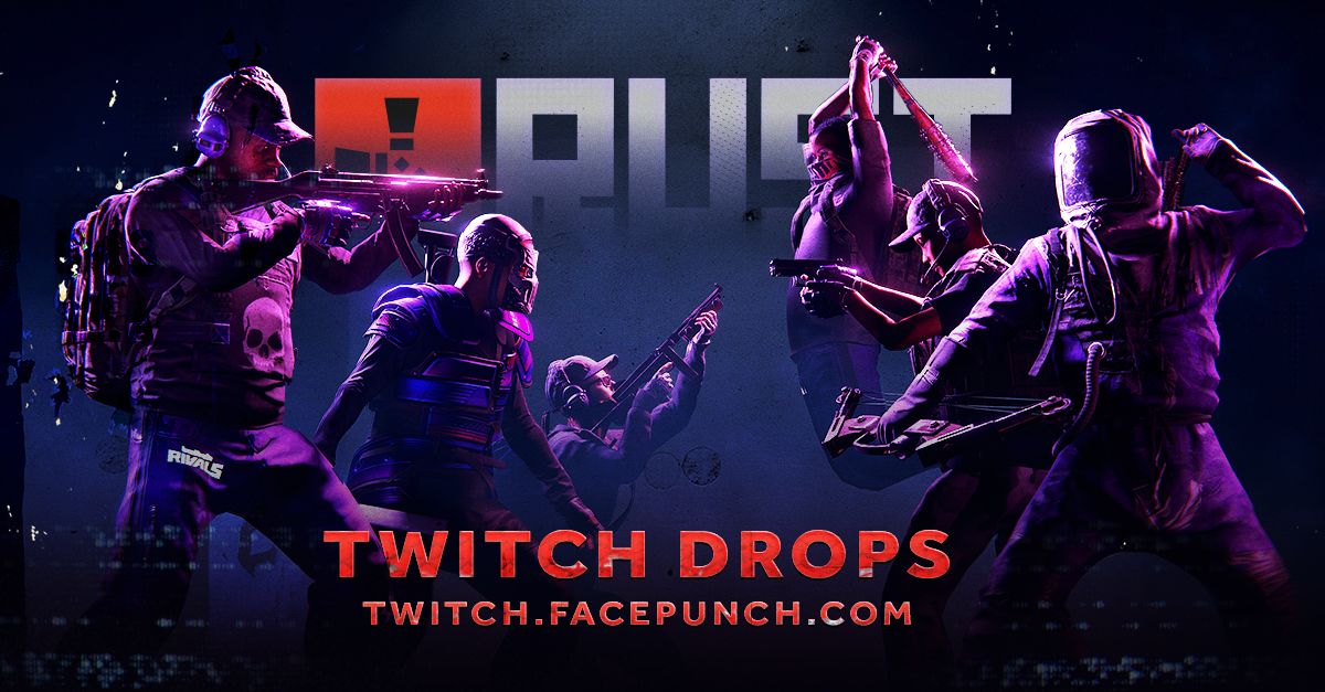 RUST KICK TWITCH DROPS 49+50+51+52+53(ENVIO AUTOMÁTICO)