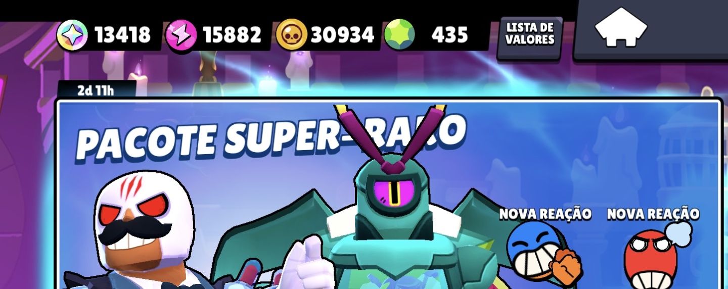 CONTA DE BRAWL COM +430 GEMAS+SKINS OLDS [PROMOÇÃO ÚNICA]