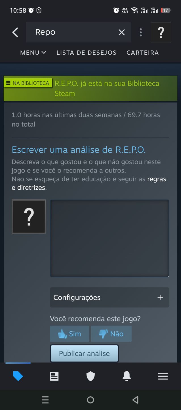 Conta com R.E.P.O e BeamNG.drive