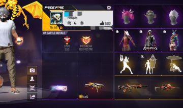 Ff Gemada | Bandeirão | Booyah | Aventureiro | Sombra Roxa | Ump e Xm8 Att
