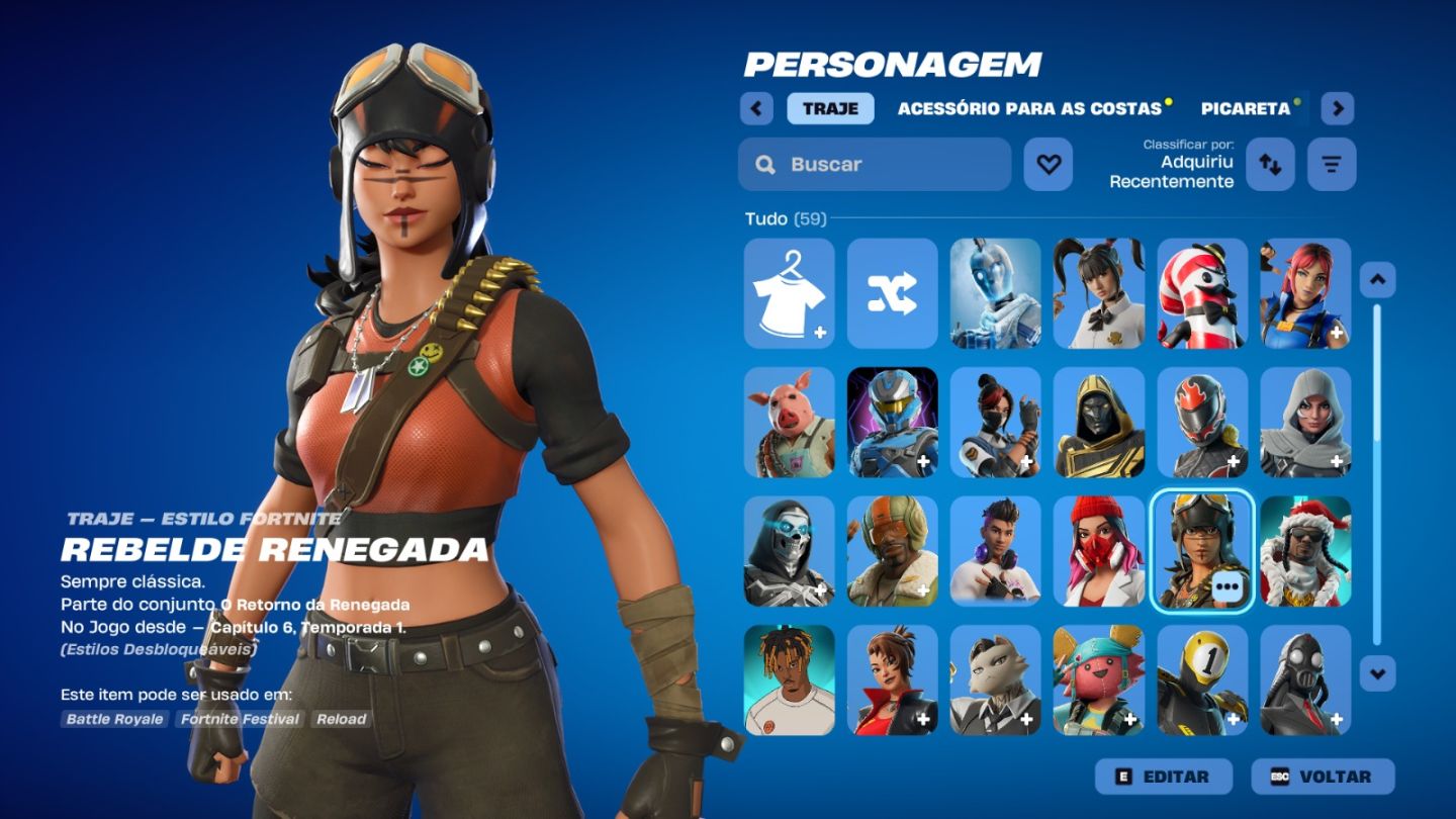 CONTA DE FORTNITE COM 57 SKINS | Marigold | PROMOÇÃO!
