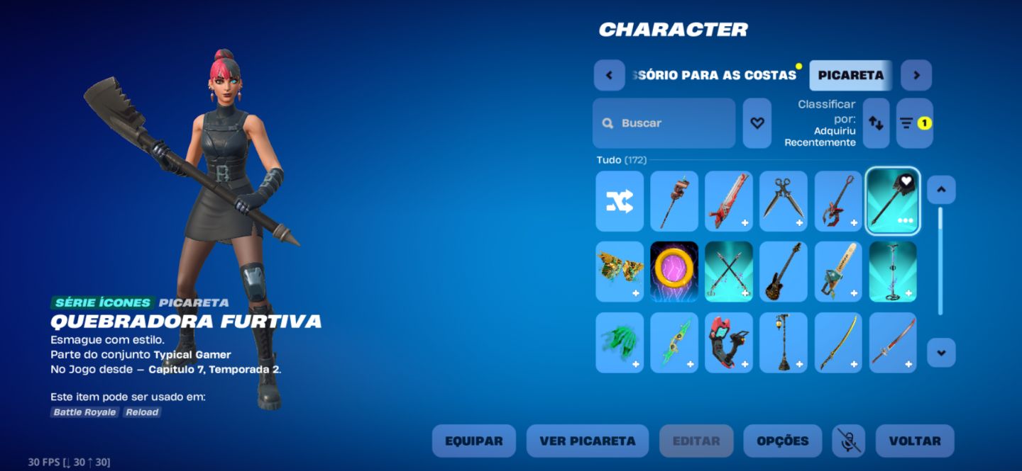 CONTA FORTNITE TRYHARD