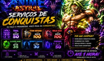 Anime Astral carregando Trial/raid/defense