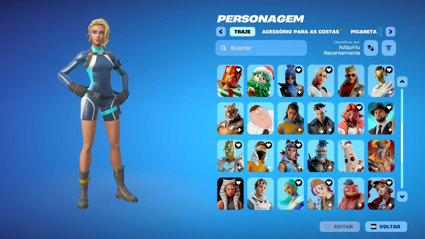 Conta Fortnite - 62 Skins | Pode Alterar E-mail e Senha, Conta negociável