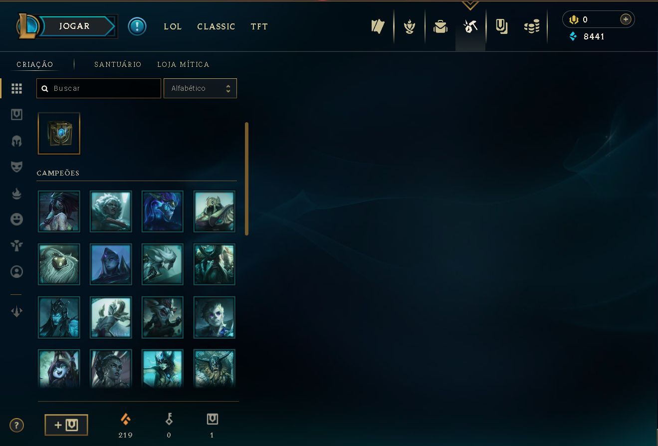 Conta de League Of Legends 3 Skins Epicas 12 skins totais Platina 4
