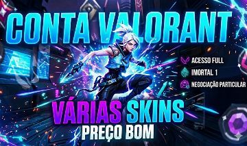 Conta de Valorant com bastante skins R$4361 gastos. por skin no cs2