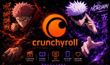 CRUNCHYROLL MEGA FAN TELA (30 DIAS) + BRINDE