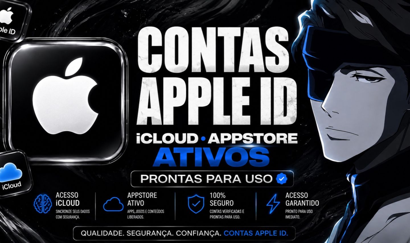 Contas Apple Id | Icloud + Appstore Ativados | Entrega Automática!