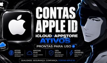 Contas Apple Id | Icloud + Appstore Ativados | Entrega Automática!