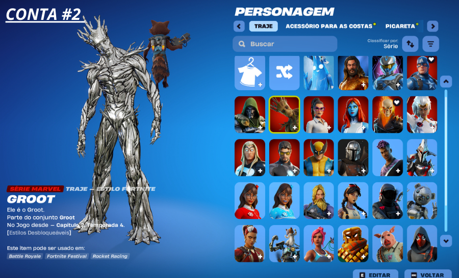 FORTNITE SKINS RARAS - PREÇO DE LIQUIDAÇÃO - ENTREGA AUTOMATICA