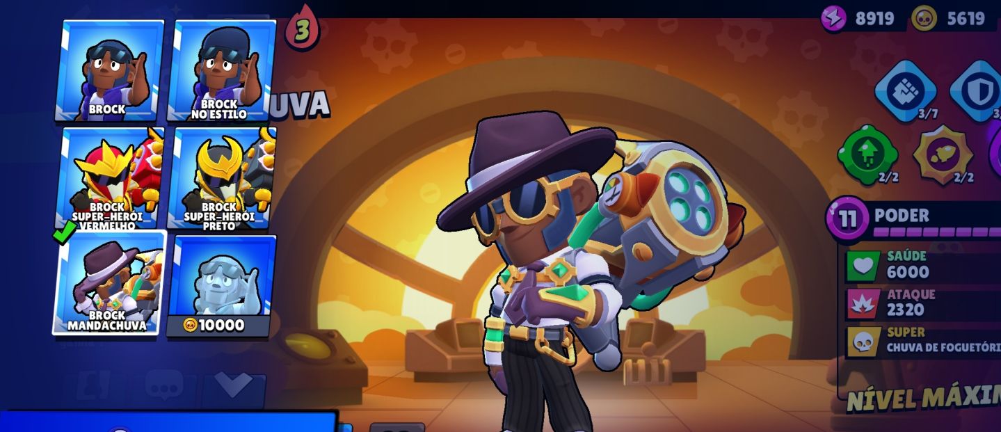 Conta de brawl com as melhores skin pra você se divertir