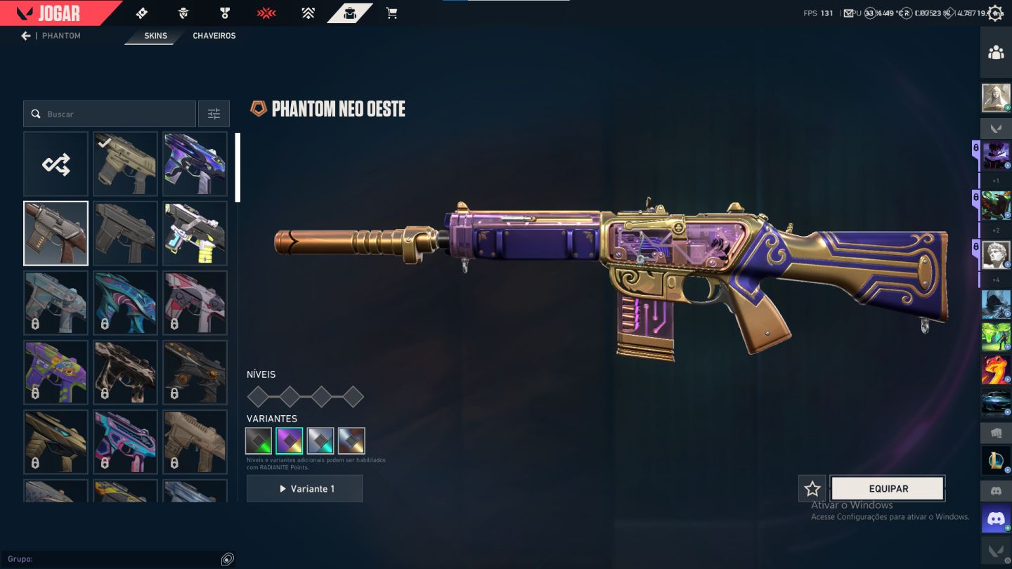 Conta de Valorant DIMA 3 Com skin