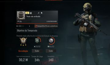 Conta de arena com 30M intermediário